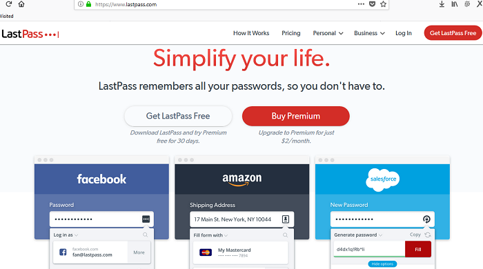 Lastpass password manager